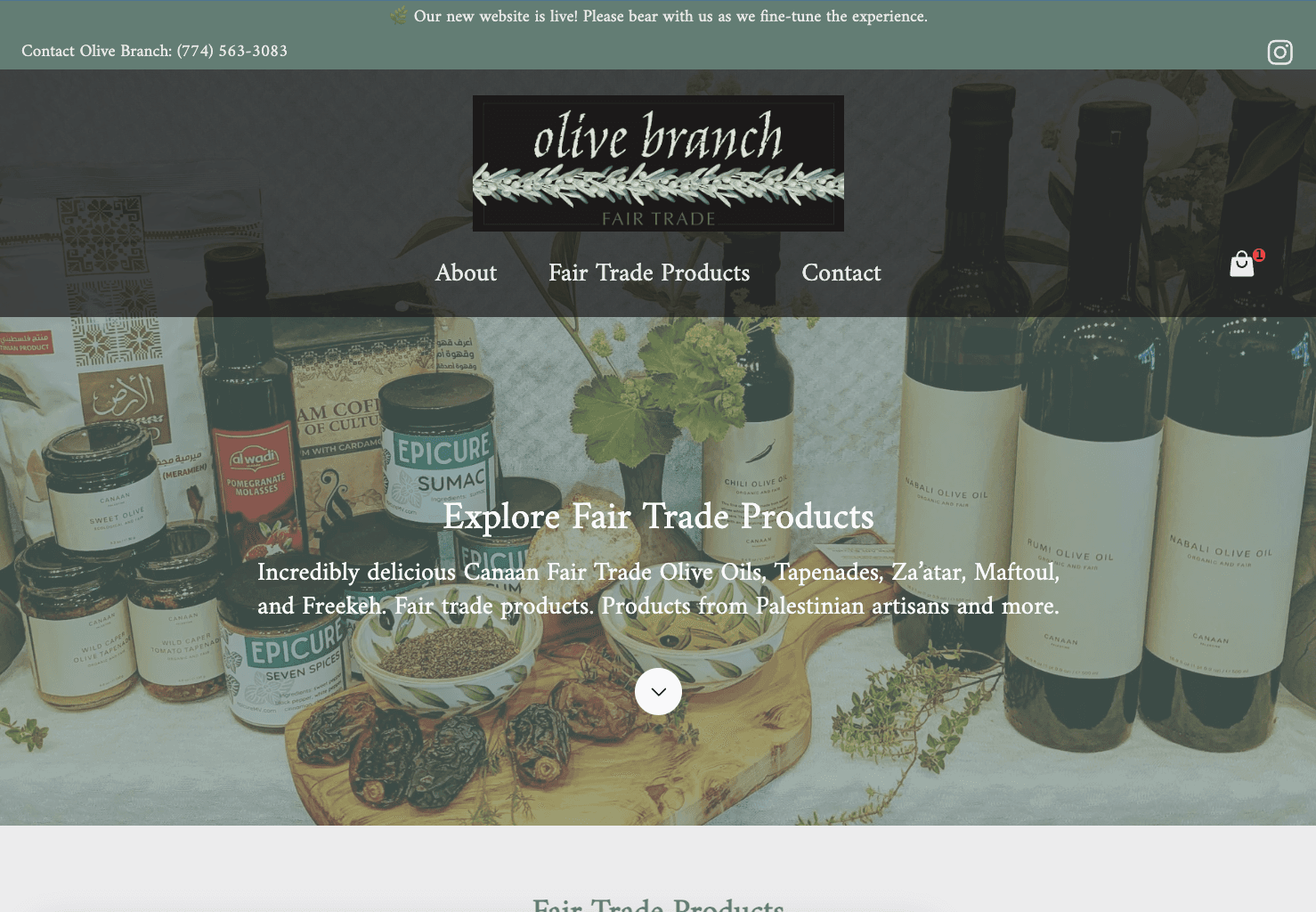 Olive Branch Fair Trade Refresh